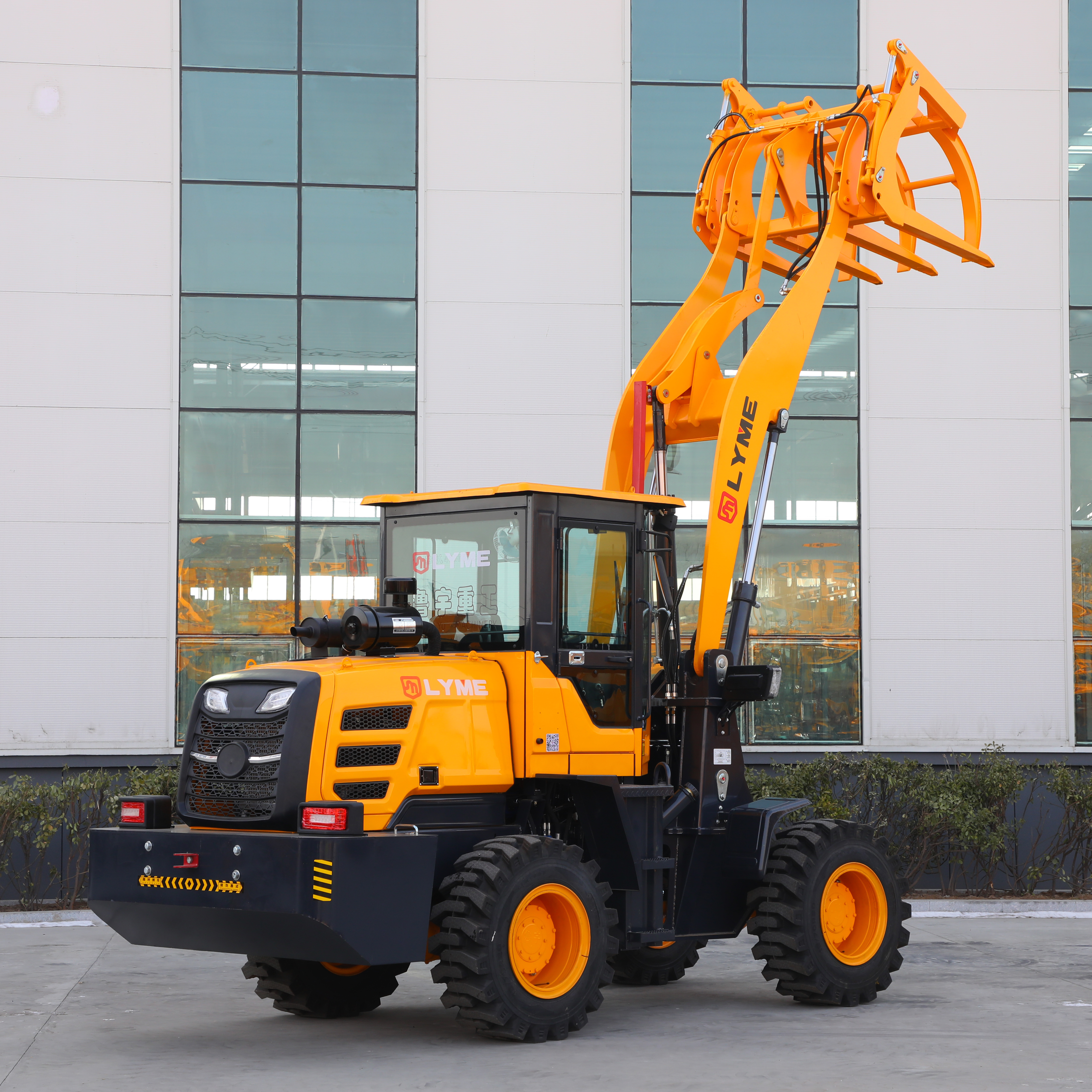 Front Steer Automatic Wheel Loader For Railways