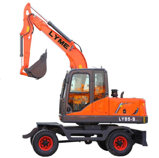 Small Reliable Wheel Excavator For Machinery