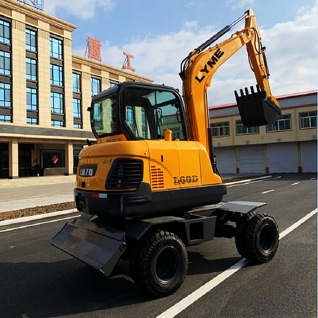 Marine Rubber Convenient Wheel Excavator