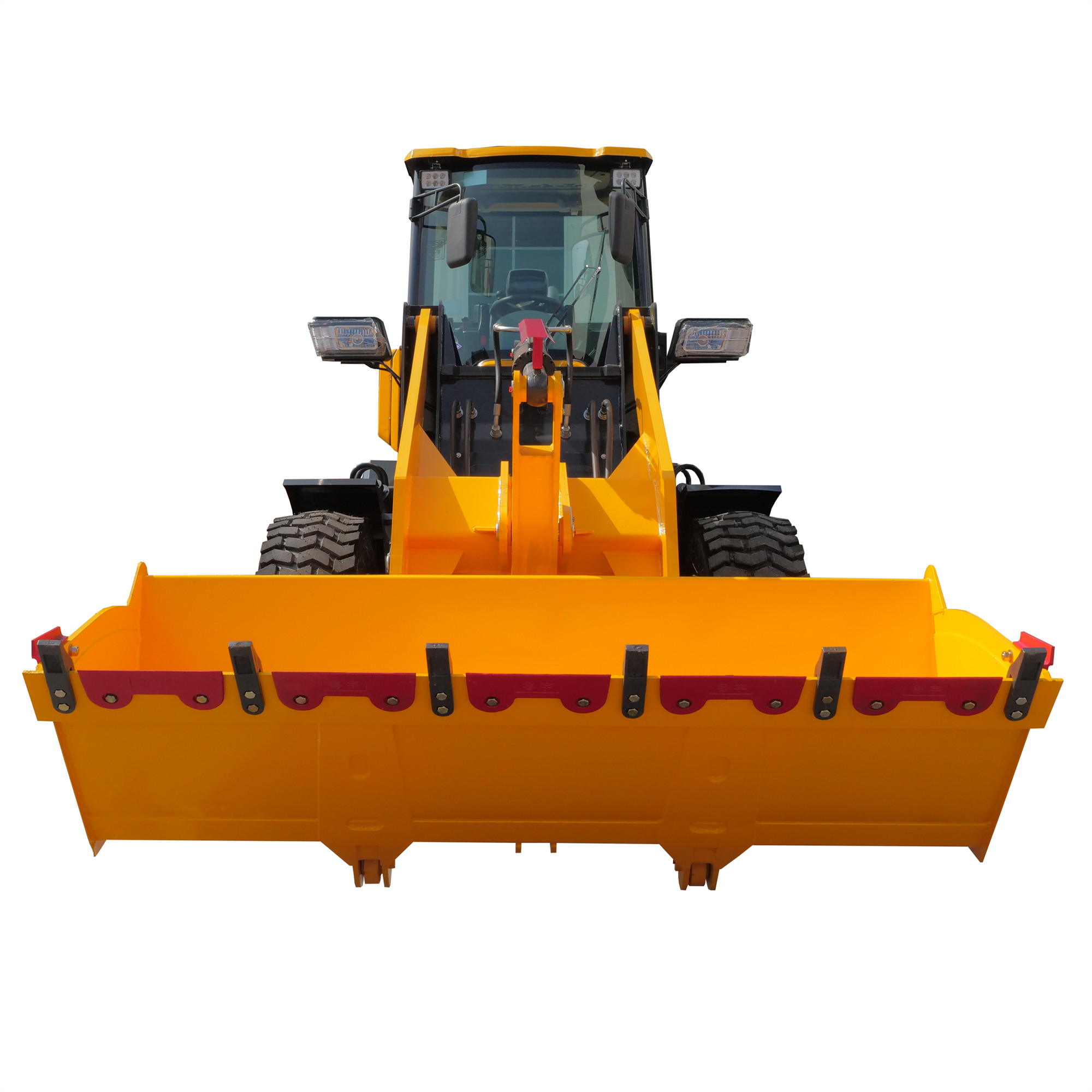 Four Wheel Steer Smooth Wheel Loader For Constructions