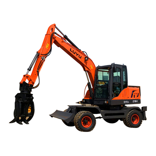 High Quality Small Wheel Excavator for Digging Tree Hole