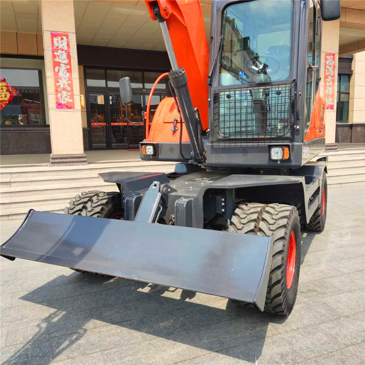 Small Reliable Wheel Excavator For Building Construction
