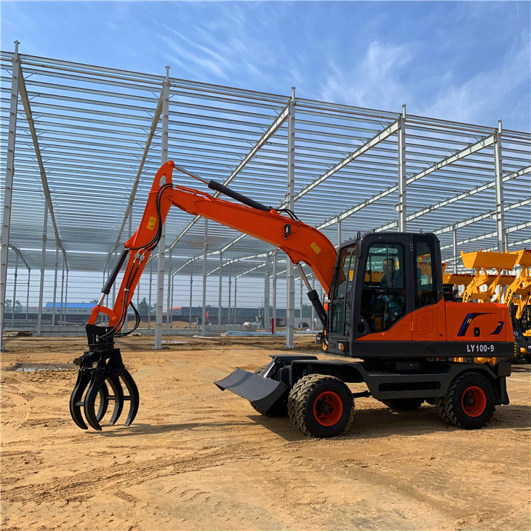 Reliable Wheel Excavator With A/C For Building Construction