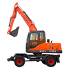 Flexible Rubber Truck Mini Excavator for Laying Cables