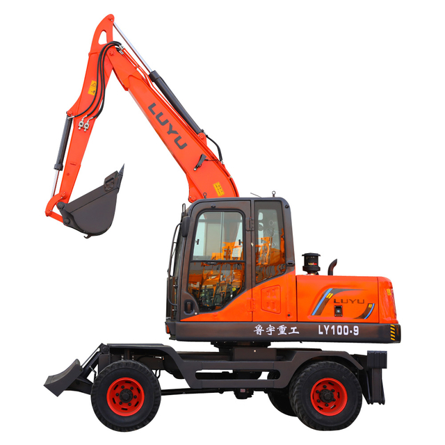 Flexible Rubber Truck Mini Excavator for Laying Cables