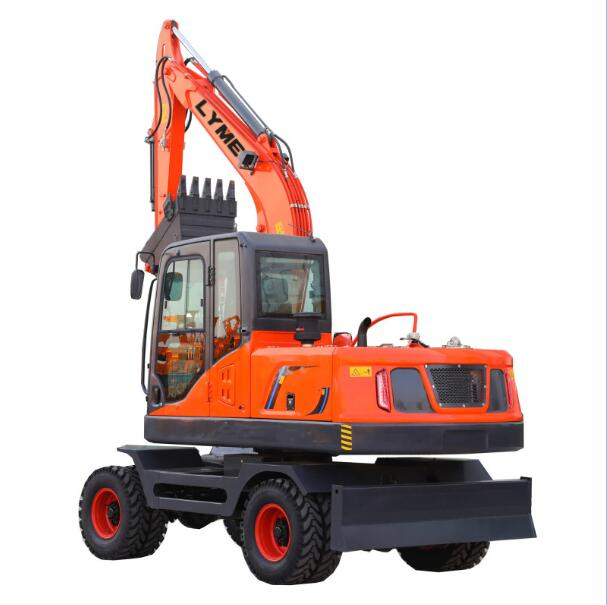 Digging Mini Strong Wheel Excavator