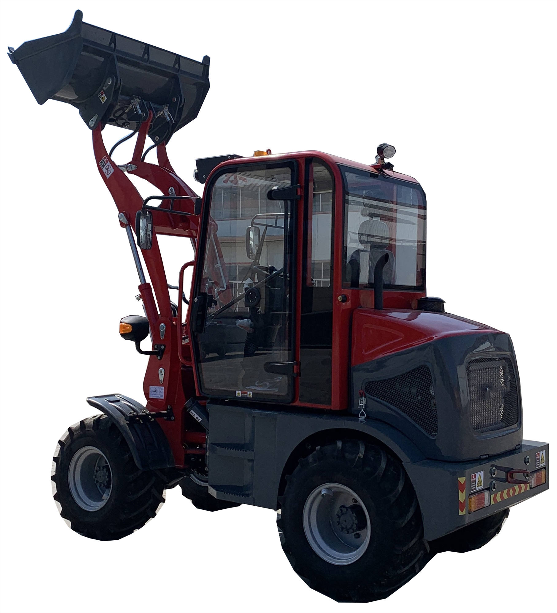 Articulated Mini Front Wheel Loader With Euro 5 Engine 