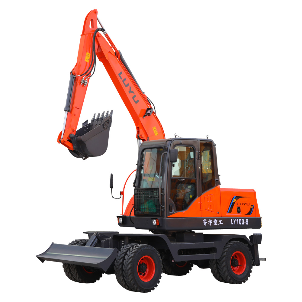 Flexible Rubber Truck Mini Excavator for Laying Cables