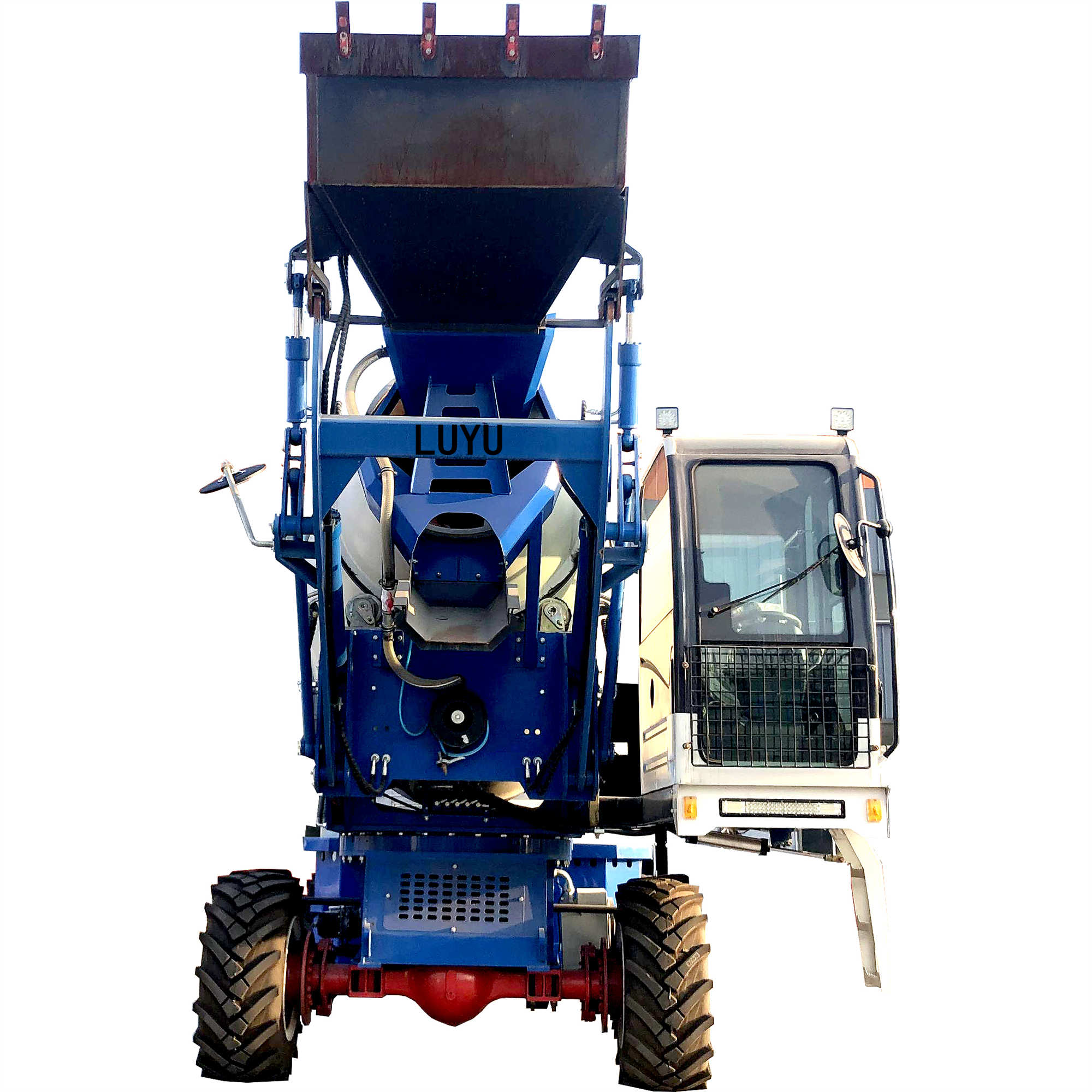 High Cost Performance Multi-function Wheeled Self-loading Mixer Truck