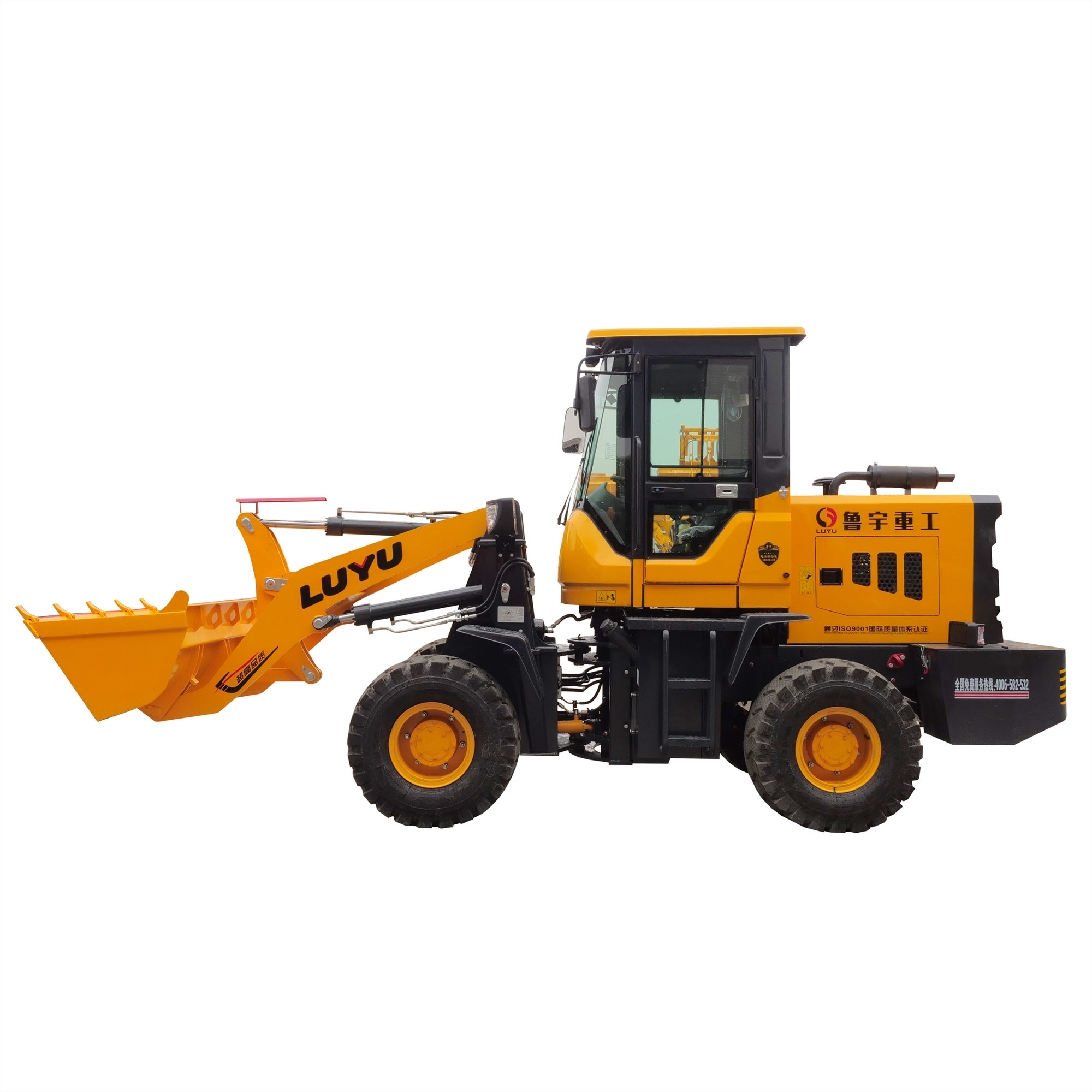 Constructions Compact Mini Wheel Loader with Grapple