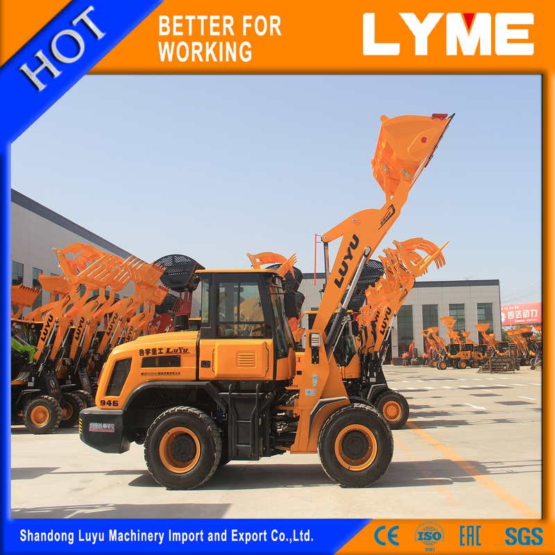 Roadbed Engineering Strong Medium Wheel Loader with Telescopic Boom