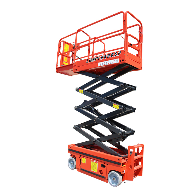 Self Propelled Small Mini Electric Lift Tables Scissor Lift Platform