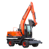 Flexible Rubber Truck Mini Excavator for Laying Cables