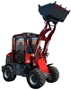 Articulated Mini Front Wheel Loader With Euro 5 Engine 