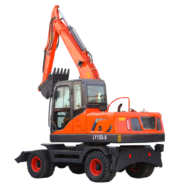 Marine Hydraulic Wheel Excavator With Dozer